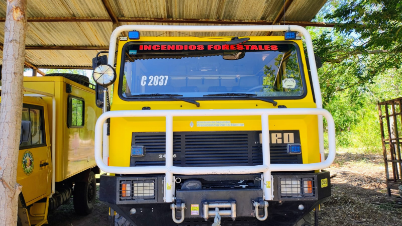 Nueva base en La Paz: inversión millonaria para combatir incendios forestales en Mendoza